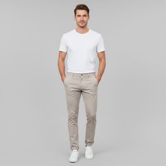 Albert Slim Fit Chinos | Men's Trousers for Summer Style