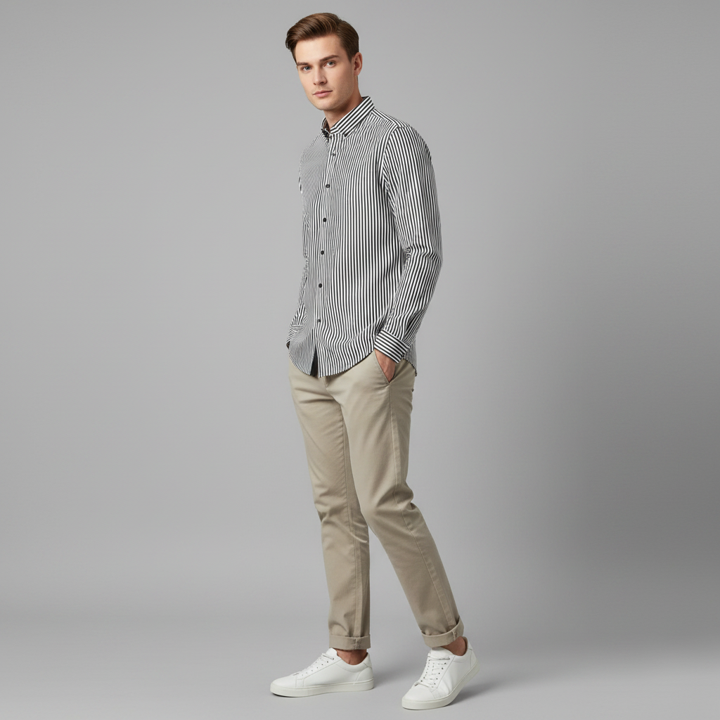 Antonio Striped Shirt | Men's Dress Shirt