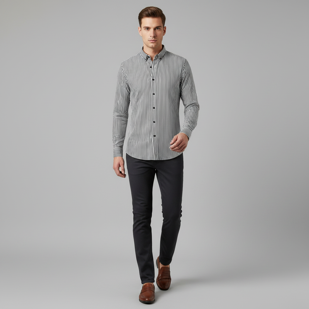 Antonio Striped Shirt | Men's Dress Shirt