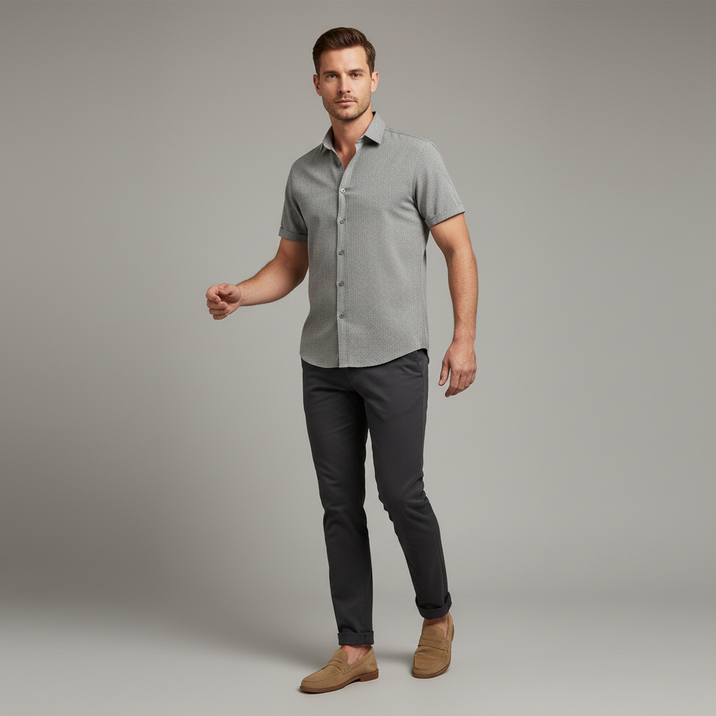Men's Casual Summer Shirt | Lightweight Leisurewear Essential