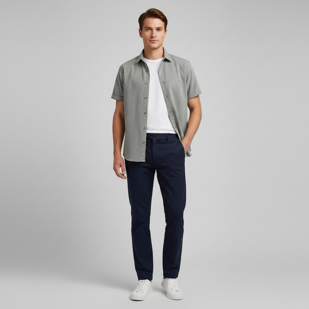 Men's Casual Summer Shirt | Lightweight Leisurewear Essential