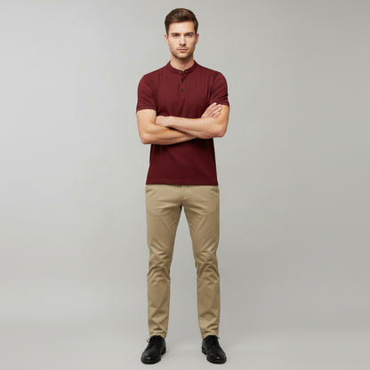 Men's Elegant Polo Shirt | Classic Casual Polo Shirts
