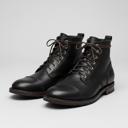Men's Lace-Up Ankle Work Boots | Durable and Comfortable Fit