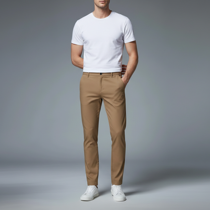 Saul | Men's Slim Fit Stretch Trousers